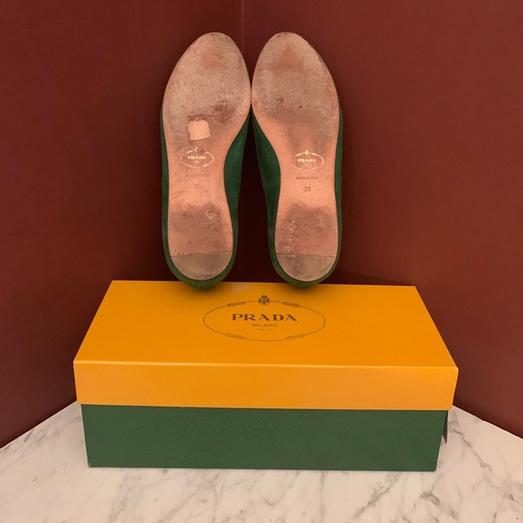 Prada Peep Toe Ballet Flats - Picture 4 of 4